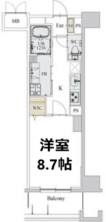 矢場町駅 徒歩9分 6階の物件間取画像